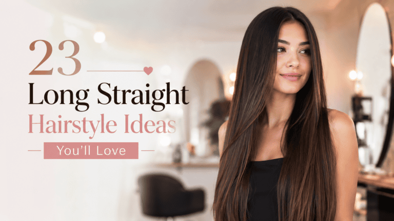 versatile long straight hairstyle ideas