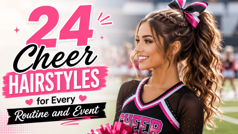 cheer hairstyles for every routine