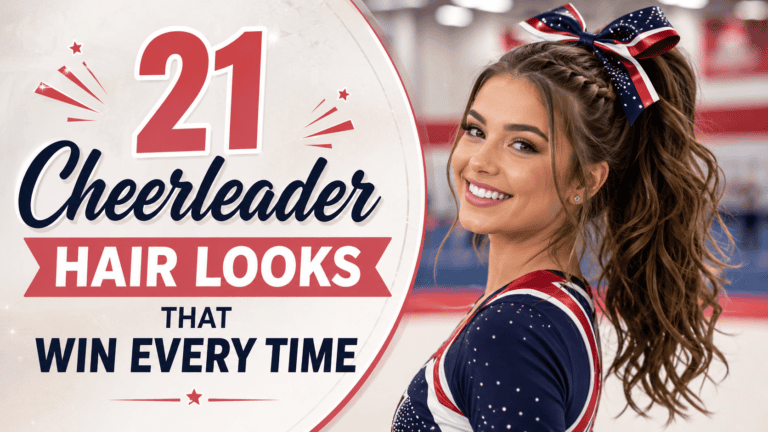 cheerleader hair looks