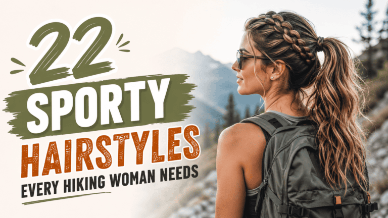 sporty hairstyles every hiking woman