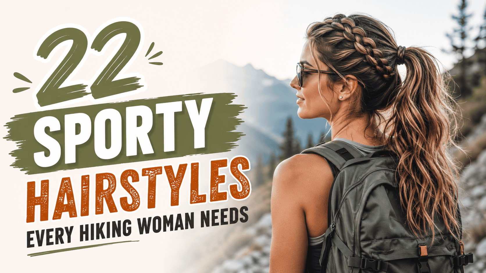 sporty hairstyles every hiking woman