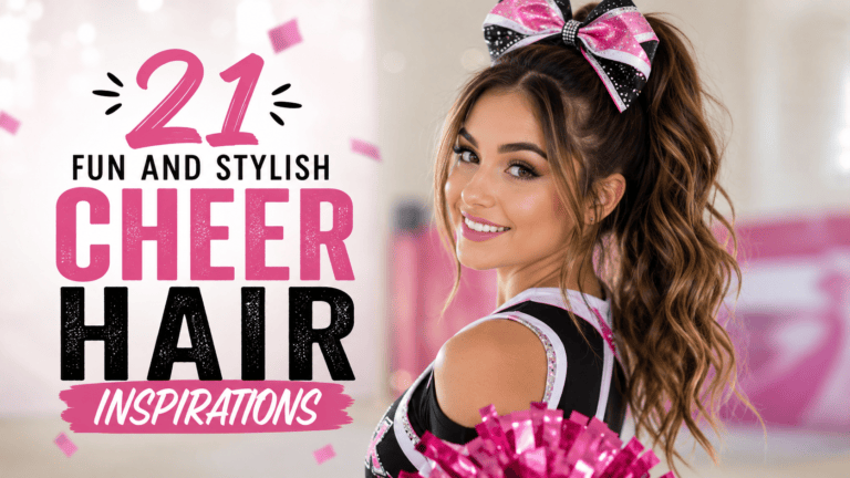 fun and stylish cheer hair inspirations