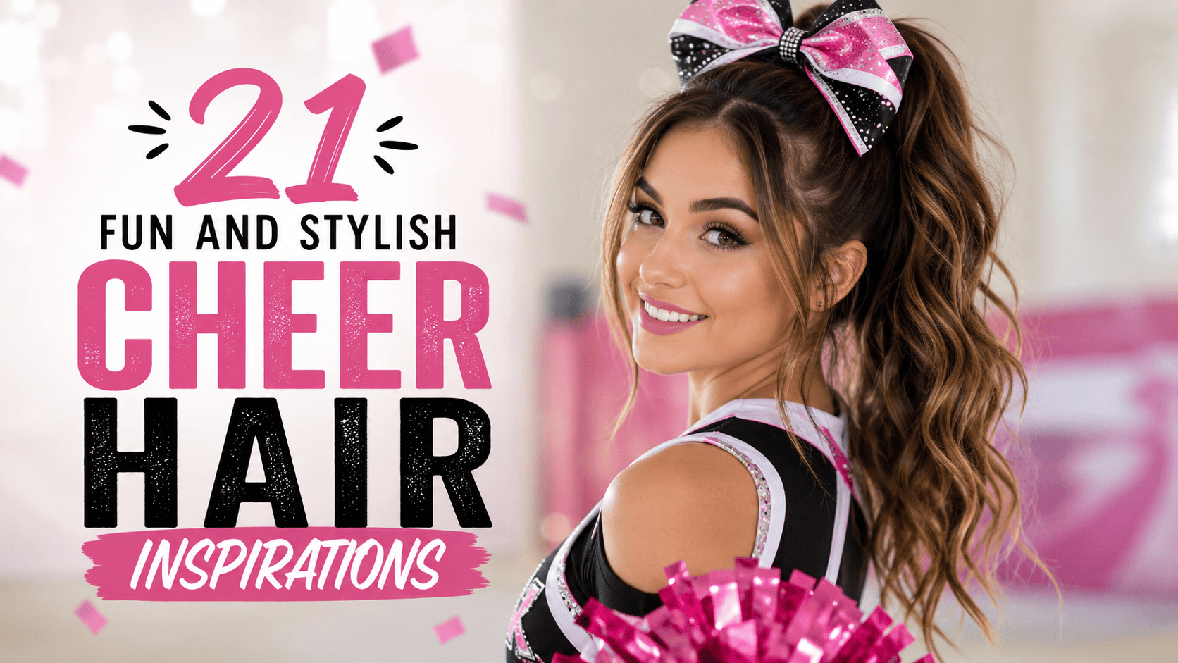 fun and stylish cheer hair inspirations