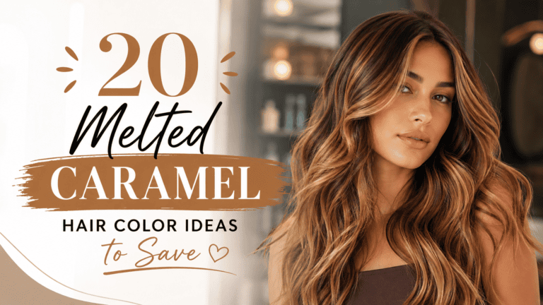 melted caramel tones
