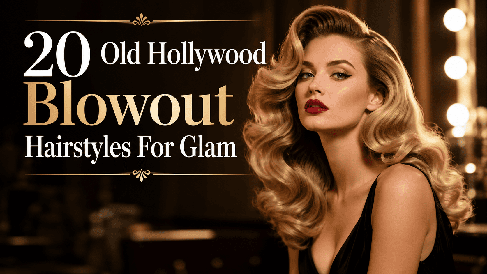 old hollywood blowout