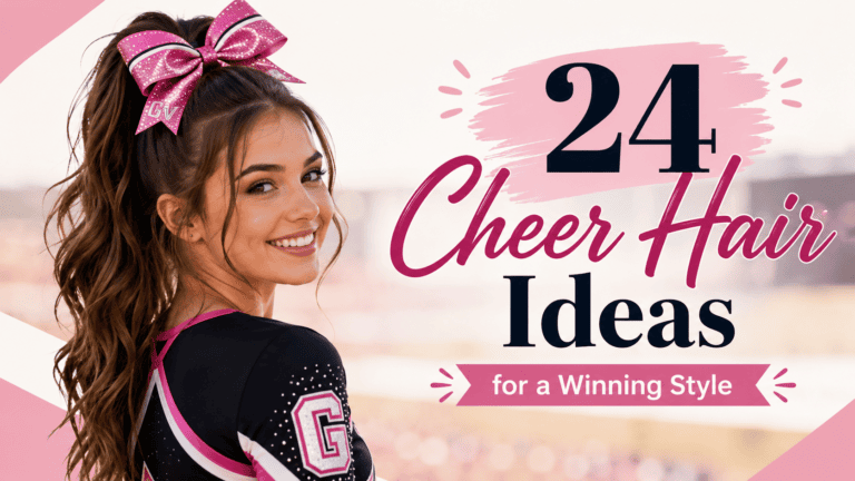 cheer hair inspiration for a winning style