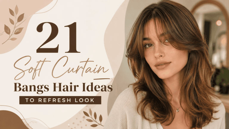 soft curtain bangs