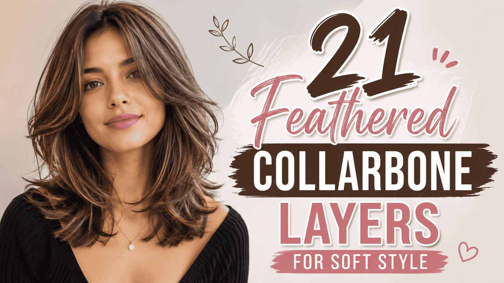 feathered collarbone layers