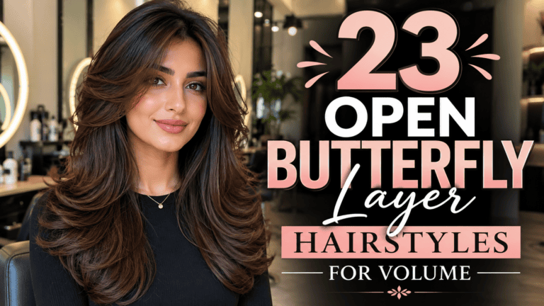 open butterfly layer hairstyles