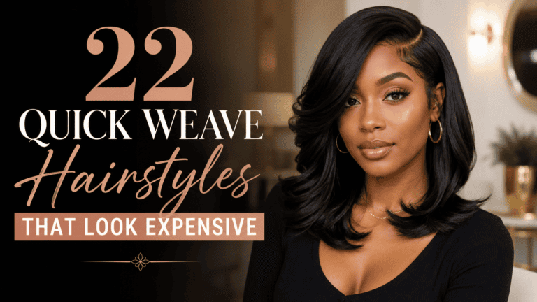 quick weave hairstyles