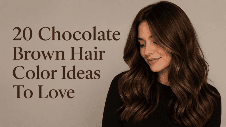 chocolate brown hair color