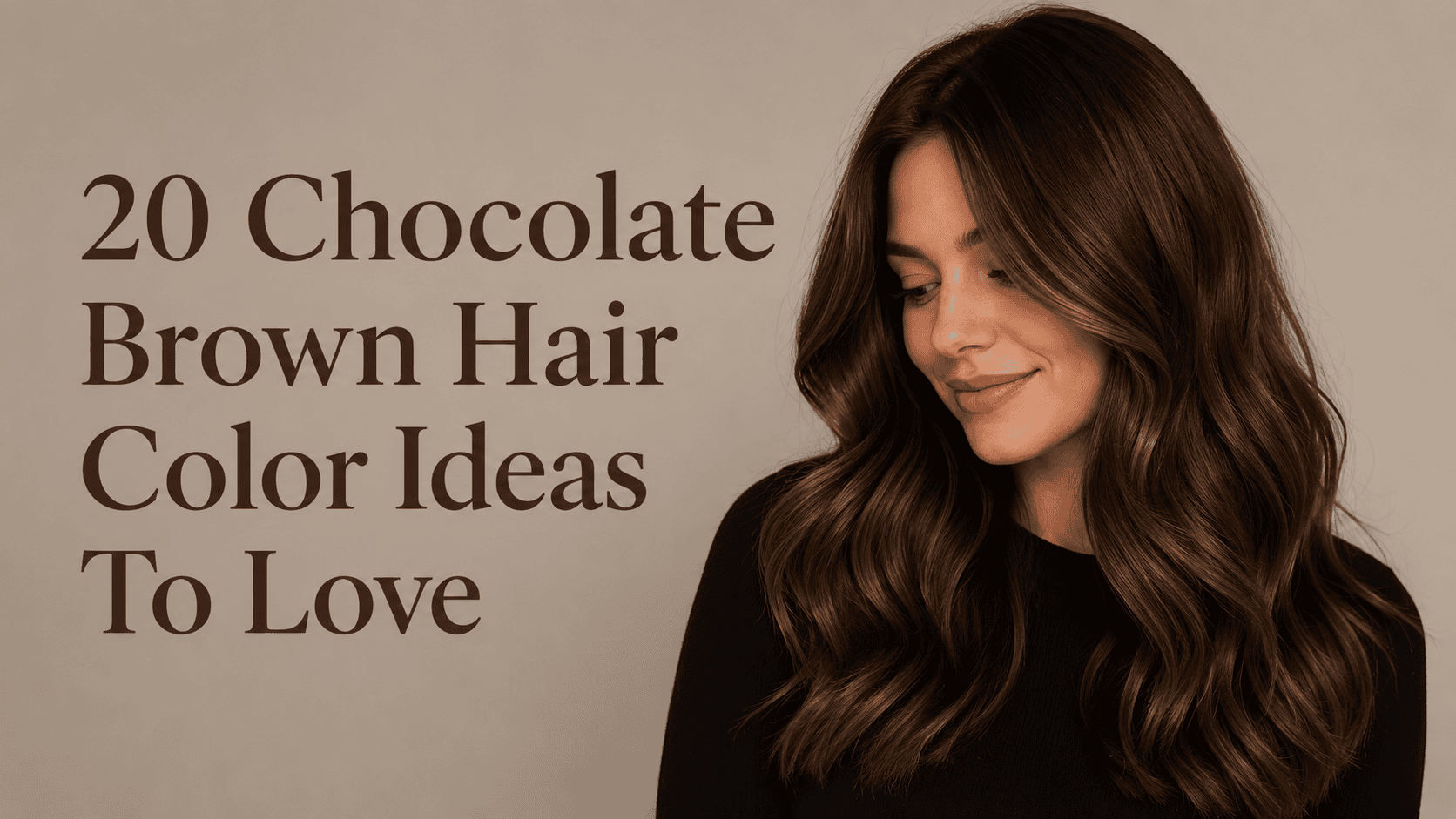 chocolate brown hair color