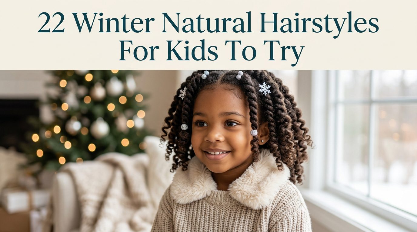 winter natural hairstyles for kids