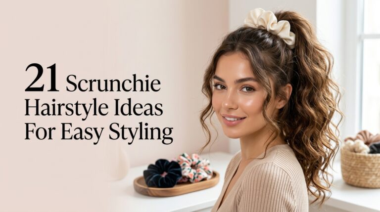 scrunchie hairstyle