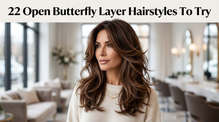 open butterfly layer hairstyles