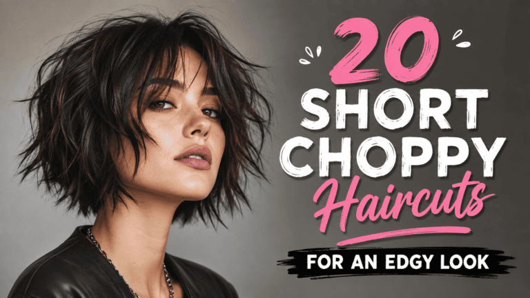 short choppy haircut