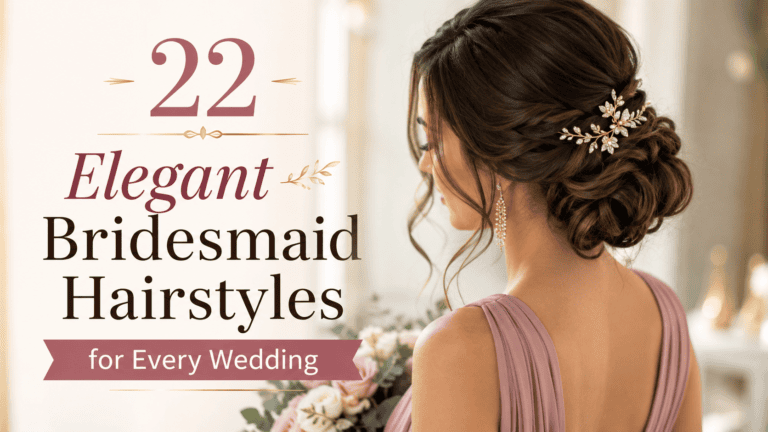 bridesmaid hairstyle