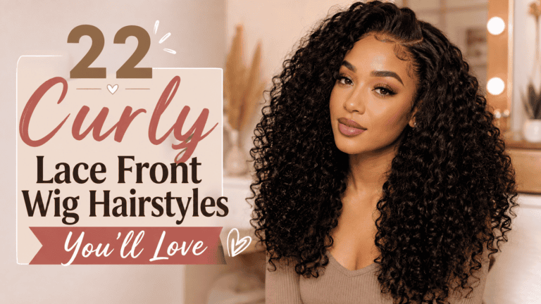 curly lace front wig hairstyles