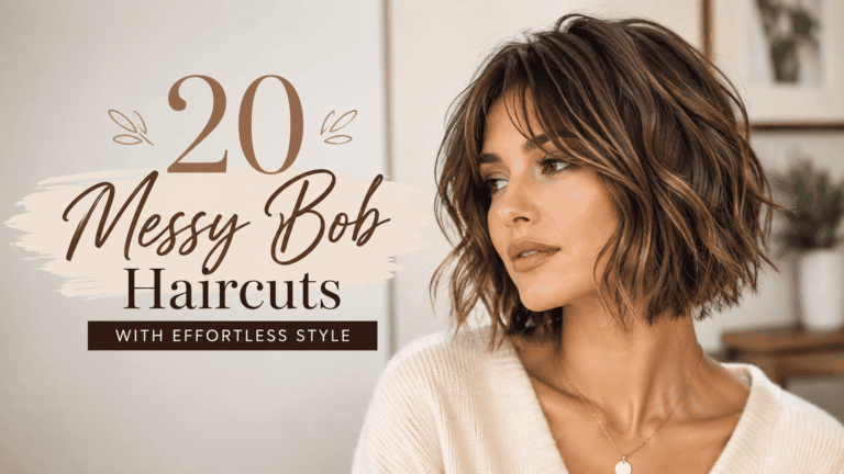 messy bob haircuts