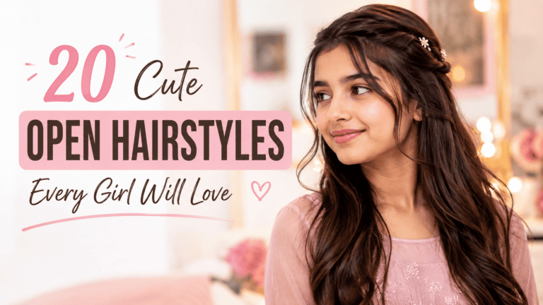 cute open hairstyles