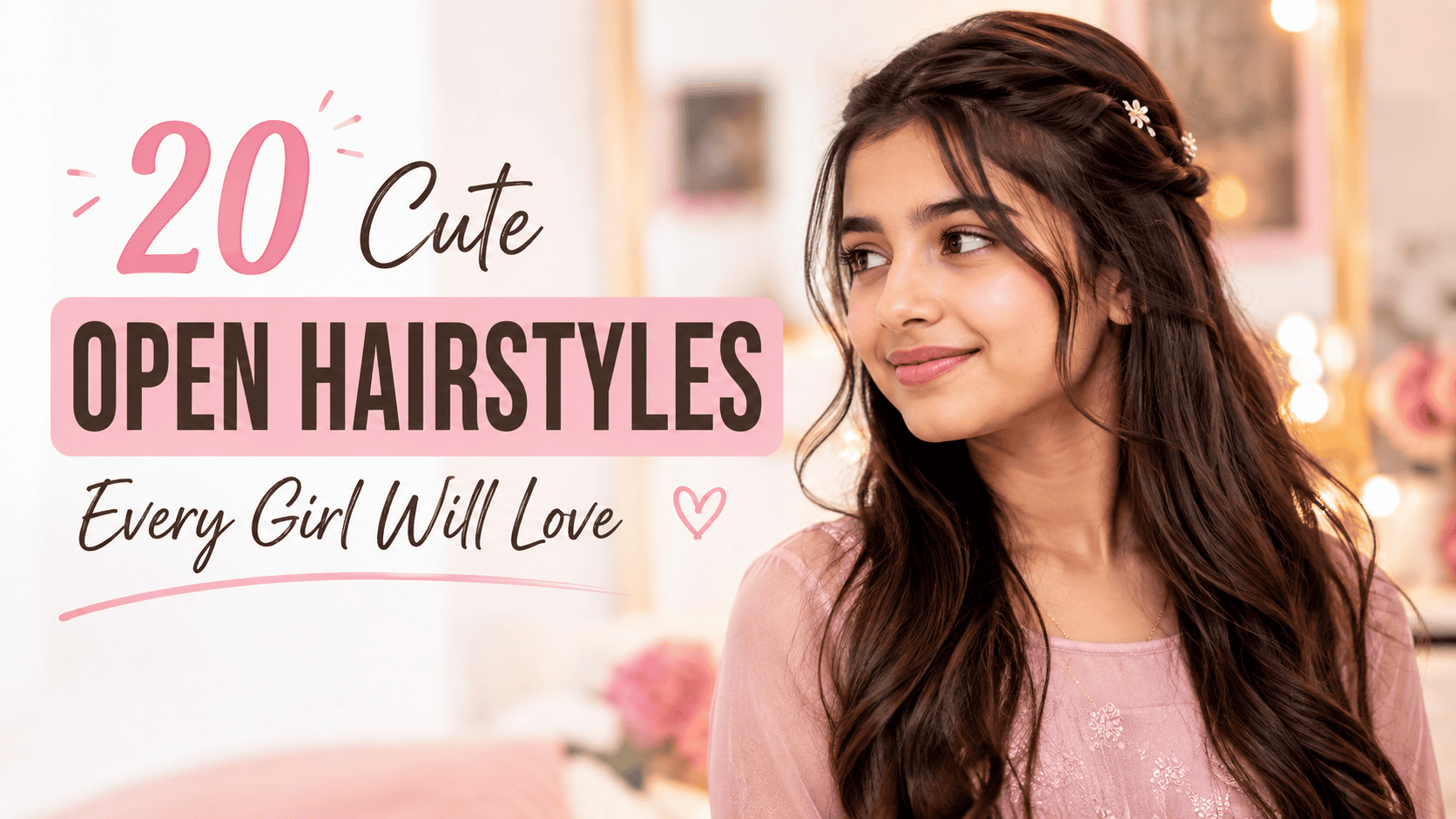 cute open hairstyles