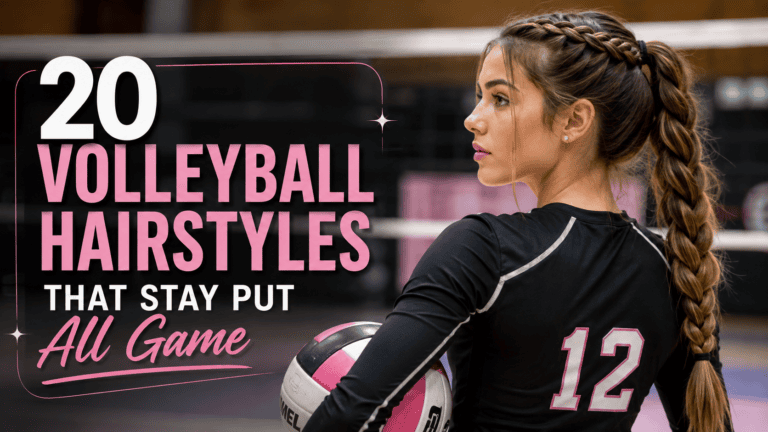 volleyball hairstyle