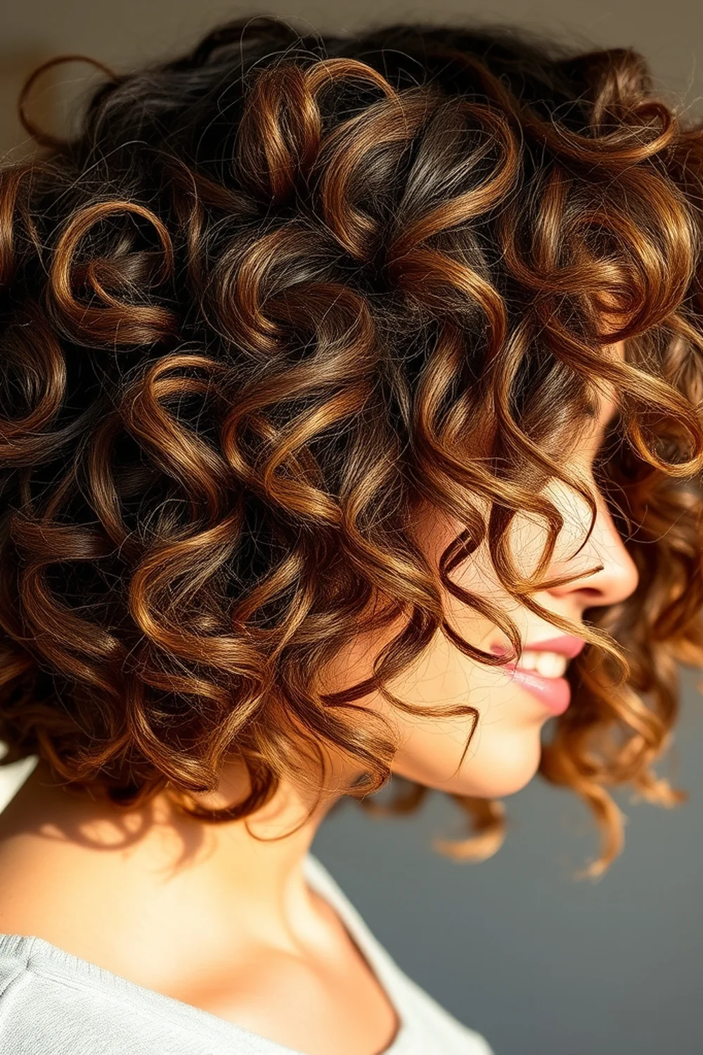 Curled Air Dry Layers - air dry layers