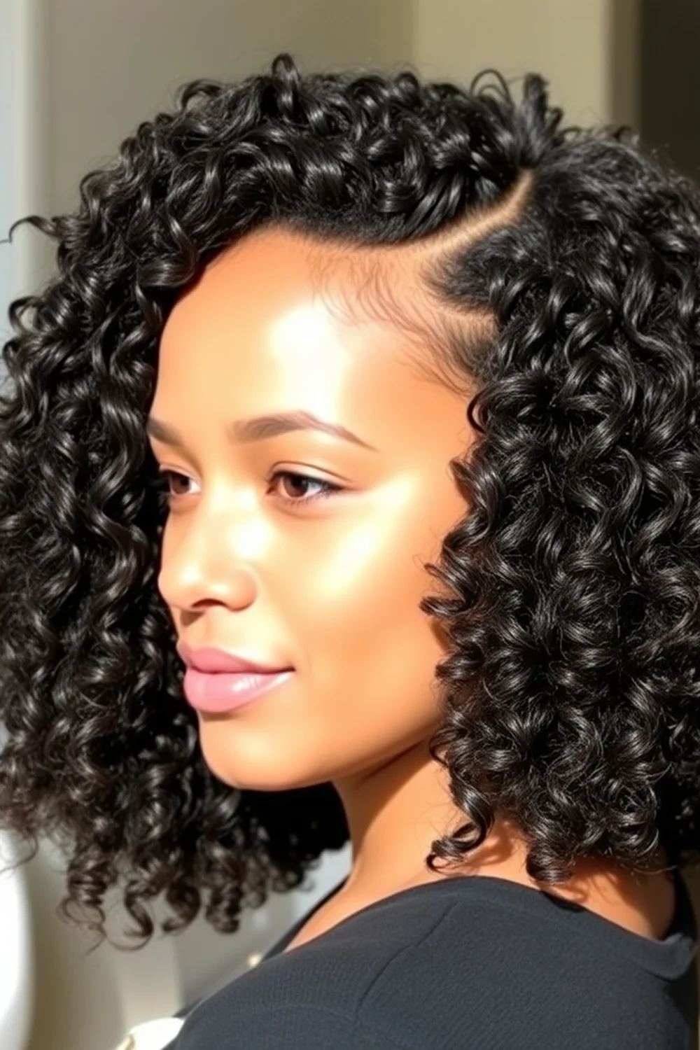 Curly Graduated Layers - air dry layers