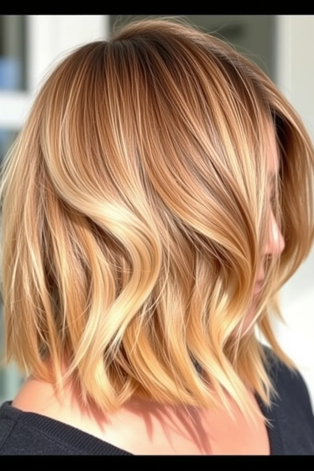 Layered Lob Air Dry Style - air dry layers