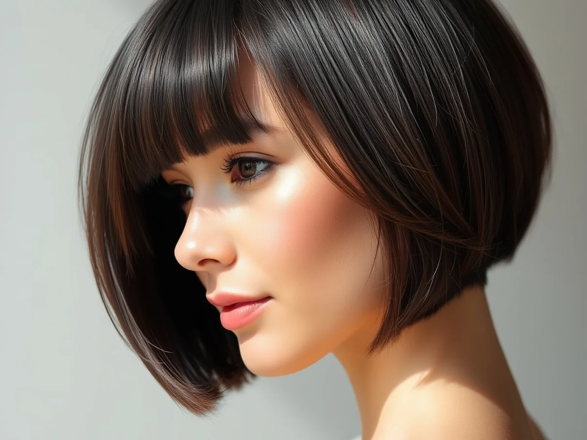 Blunt Bob Cut - best cuts for fine hair
