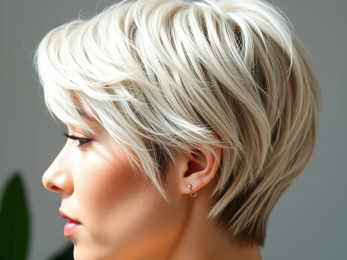 Choppy Pixie Cut - best cuts for fine hair