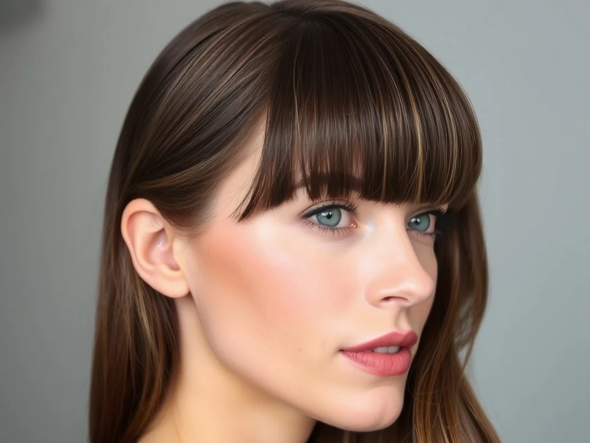 Curtain Bangs for Volume - best cuts for fine hair