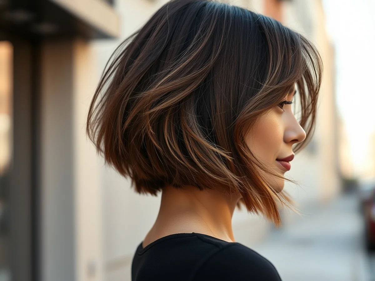 Modern Lob Style - best cuts for fine hair