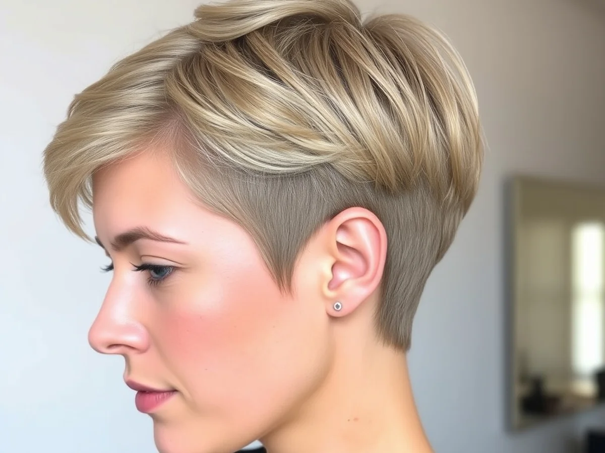 Soft Pixie Version - best cuts for fine hair