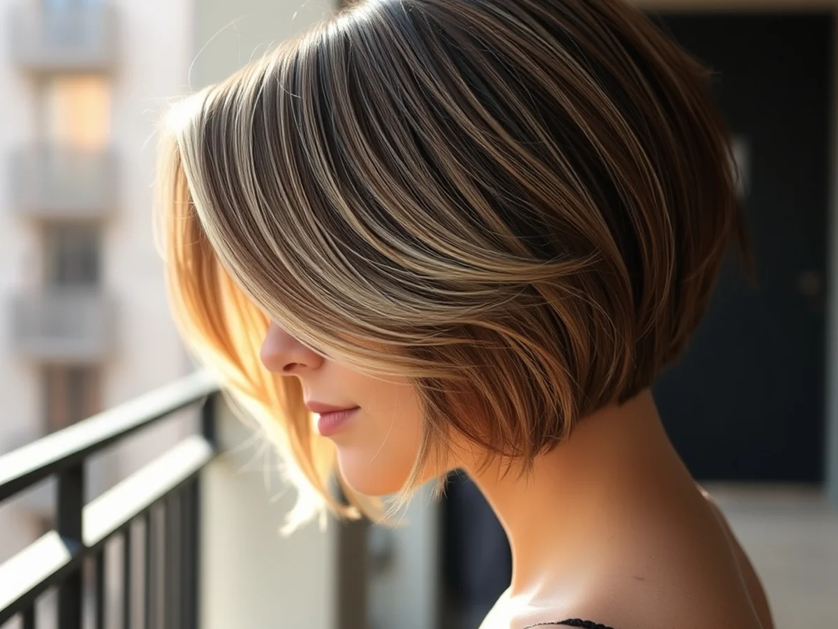 Layered Fine Bob - bob hairstyles
