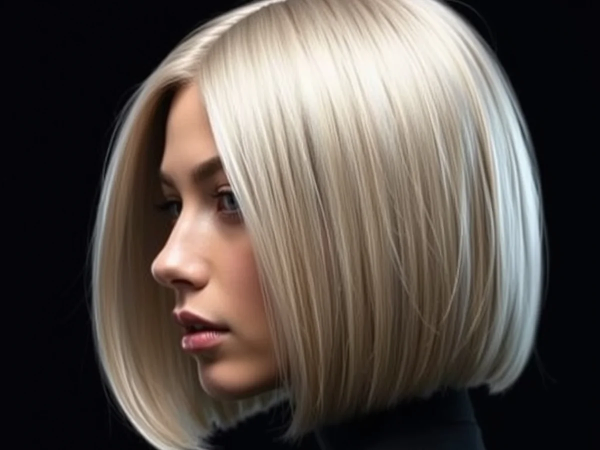Sleek Bob Finish - bob hairstyles