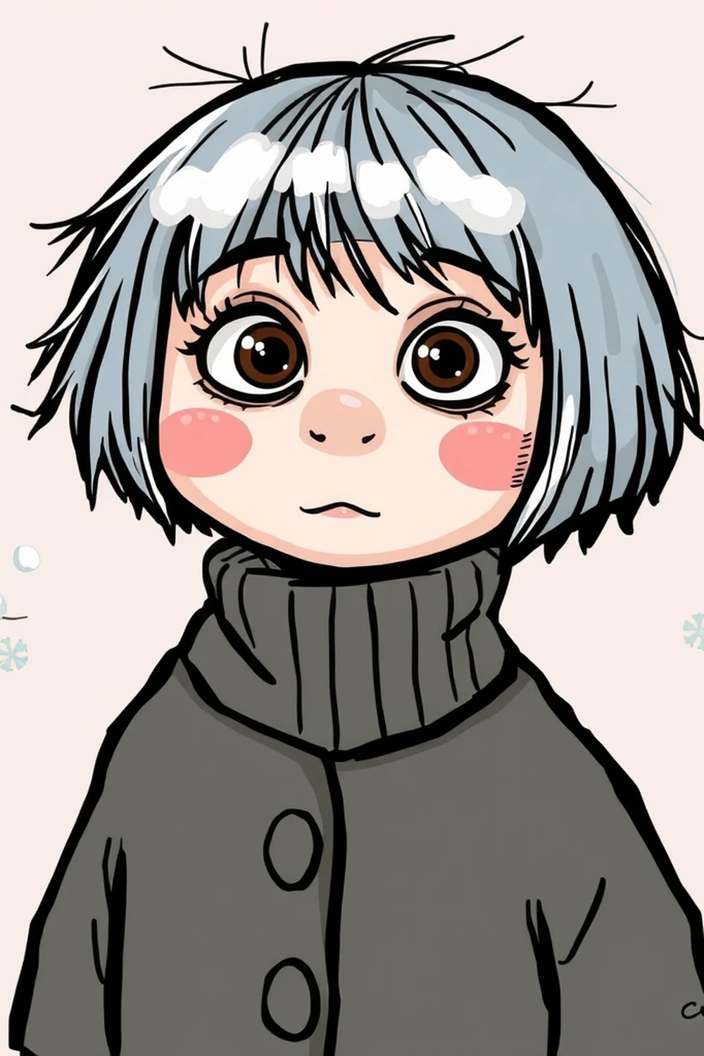 Choppy Winter Bob - chic winter bob haircut