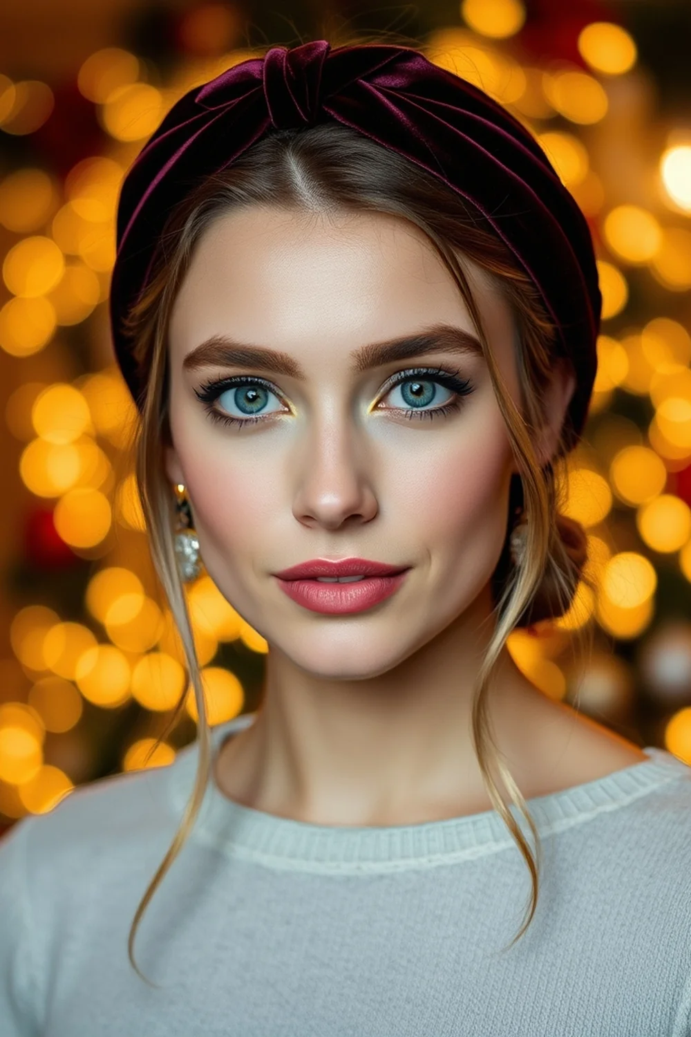 Festive Headband Look - Christmas Party Hairstyles