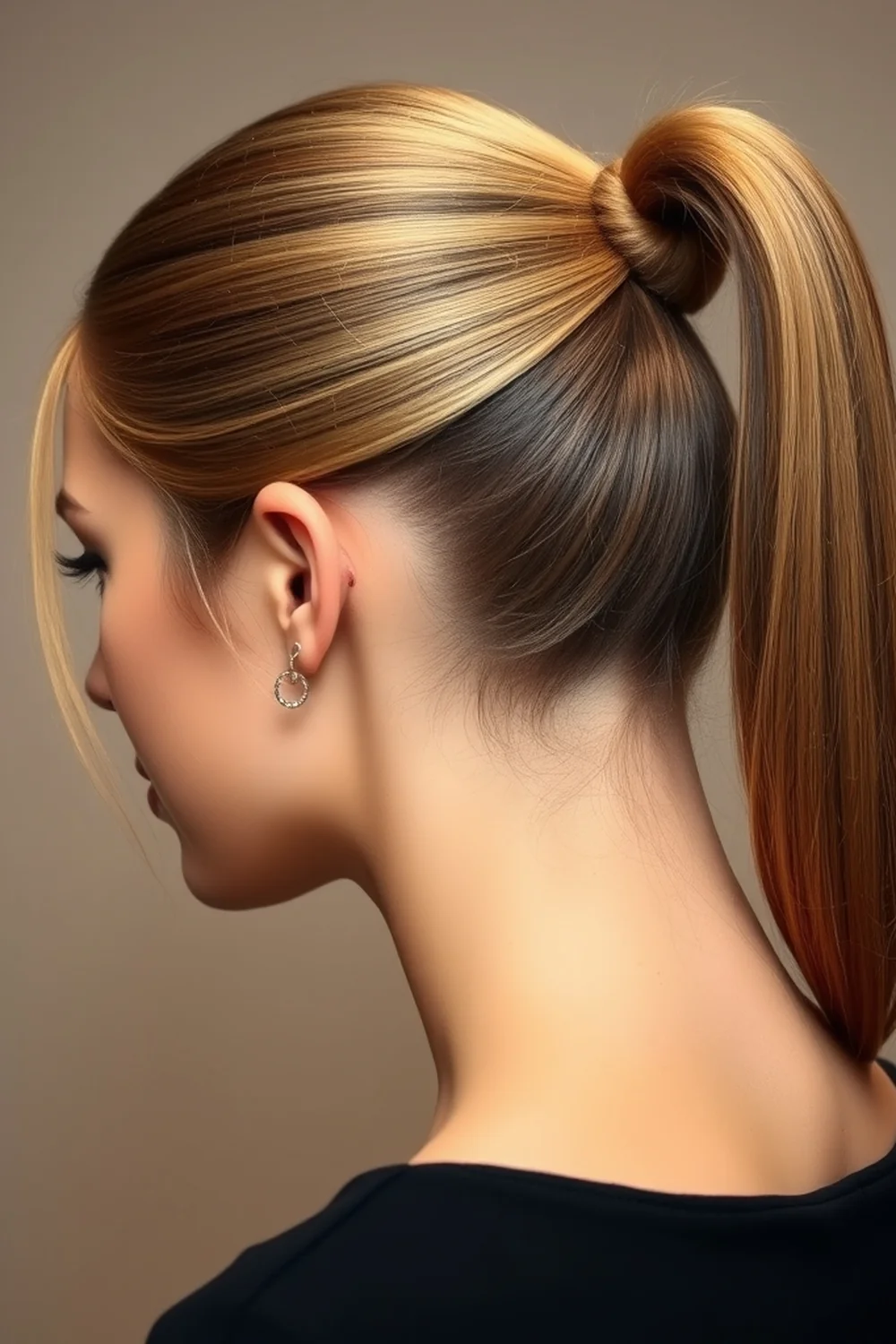 Sleek Party Ponytail - Christmas Party Hairstyles