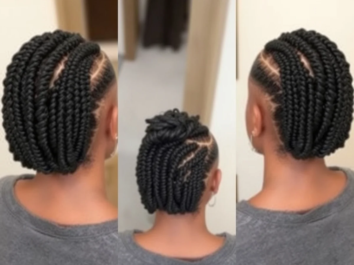 Head-Turning Textured Braids - hairstyles that make a big statement