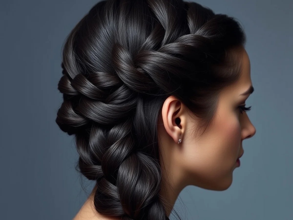 Half Dutch Braid - half braided hairstyles