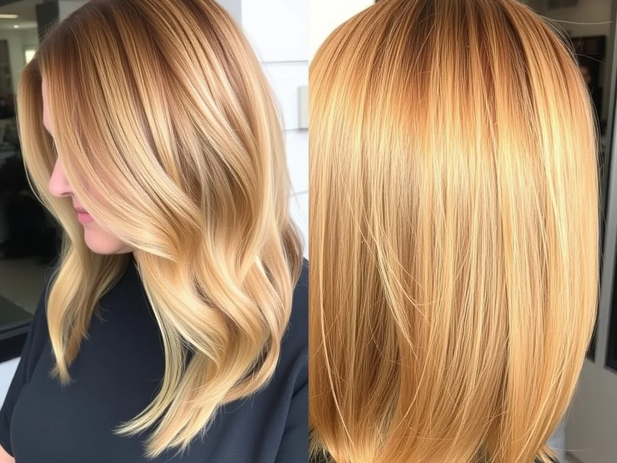Honey Blonde Lob Maintenance - honey blonde lob haircut