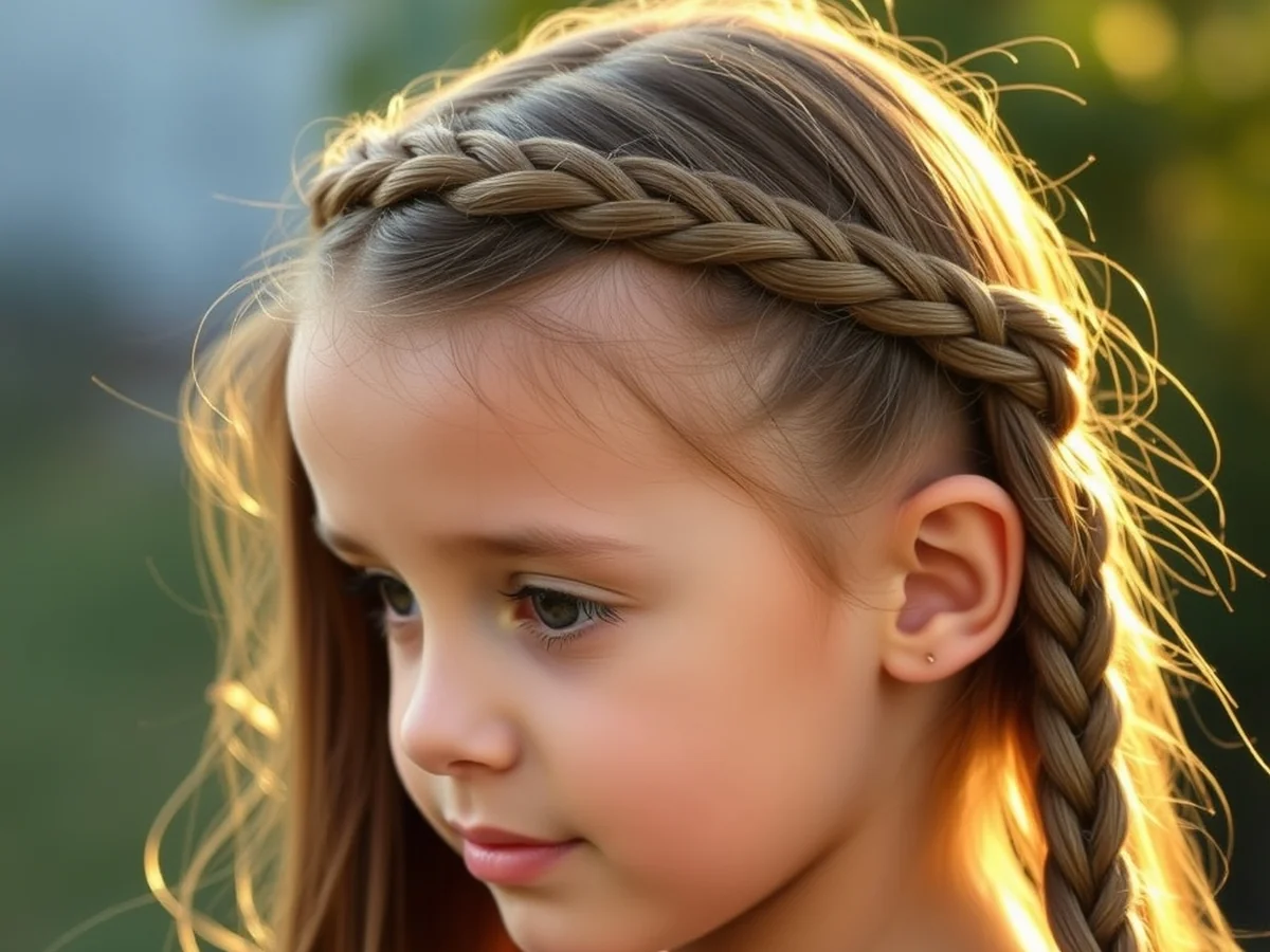 Crown Braid Style - Kids Hairstyles Girls