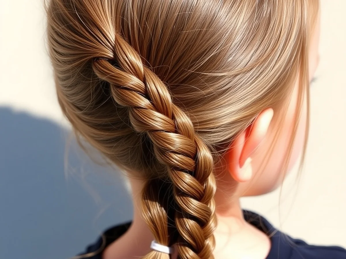 Fishtail Braid Style - Kids Hairstyles Girls