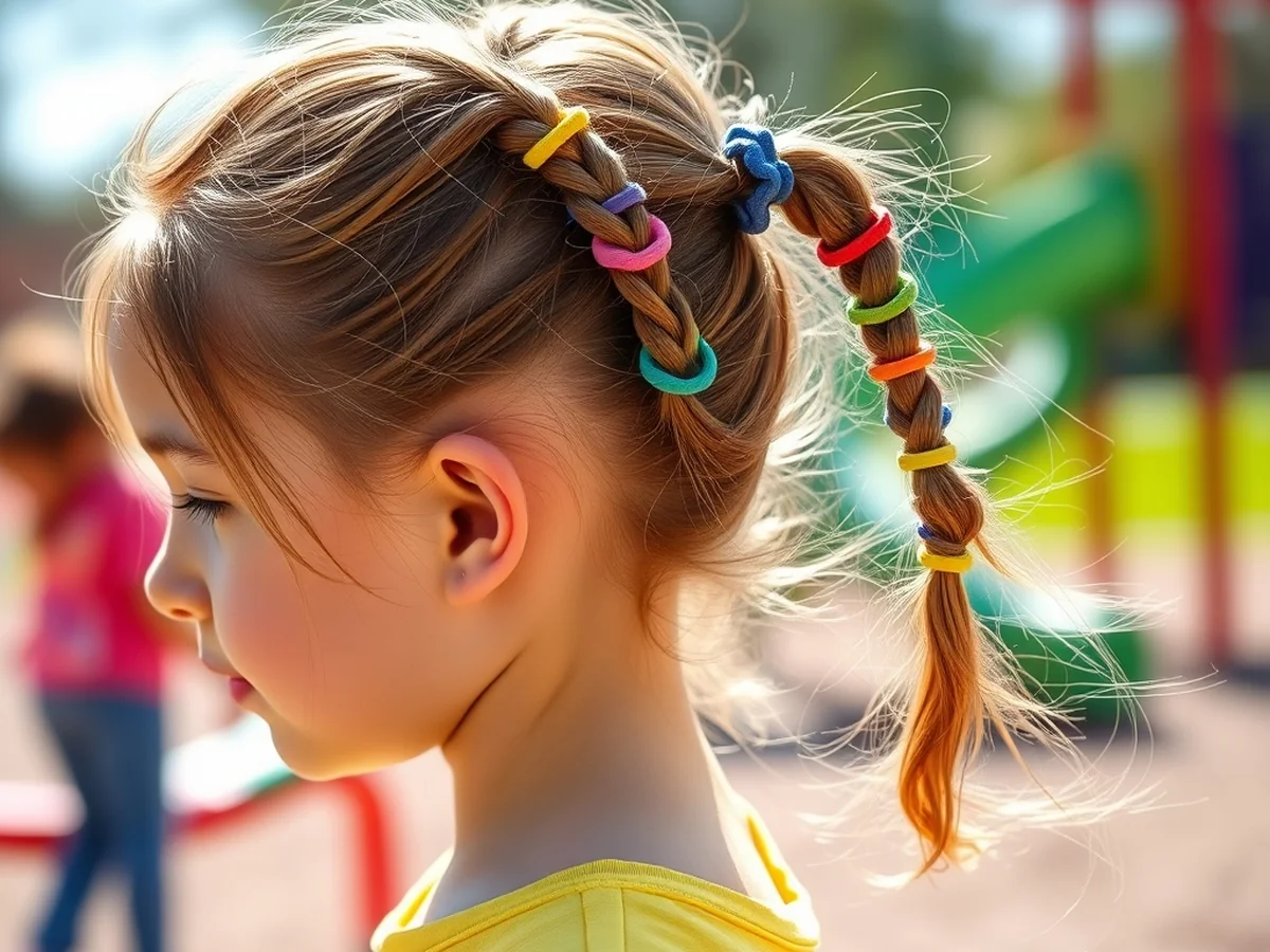 Fun Bubble Ponytail - Kids Hairstyles Girls