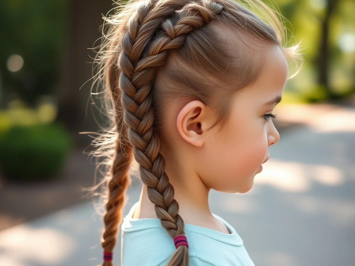 Neat Dutch Braid - Kids Hairstyles Girls