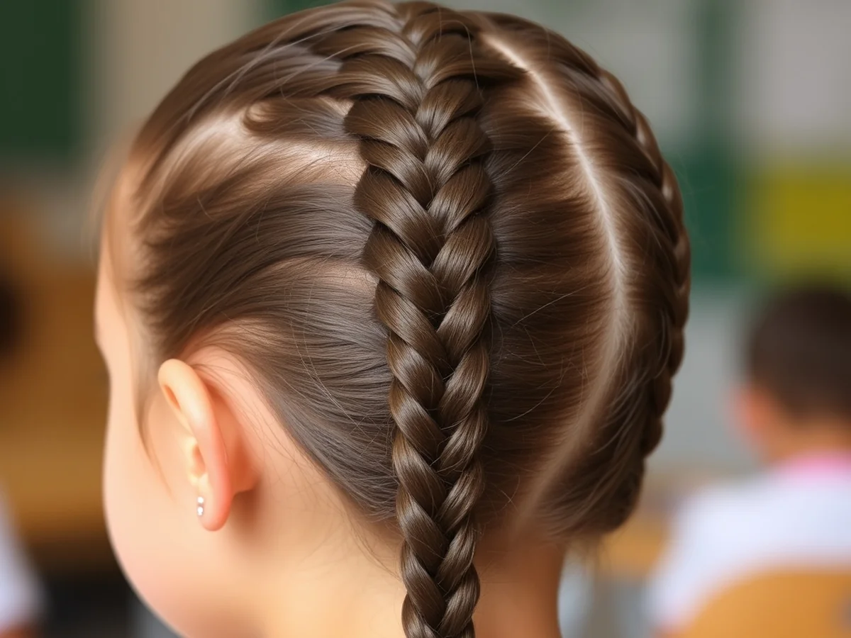 Simple Three Strand Braids - Kids Hairstyles Girls
