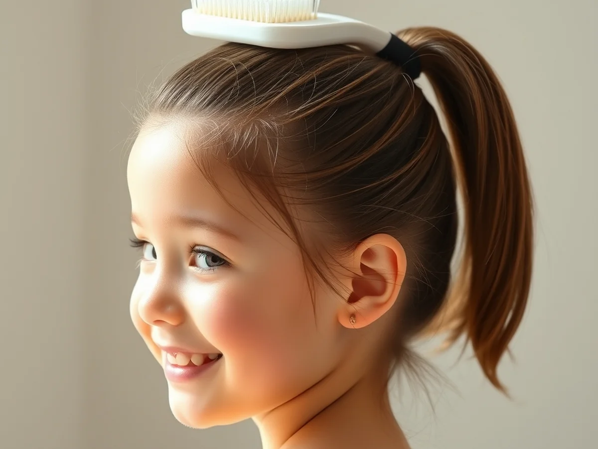 Smooth High Ponytail - Kids Hairstyles Girls