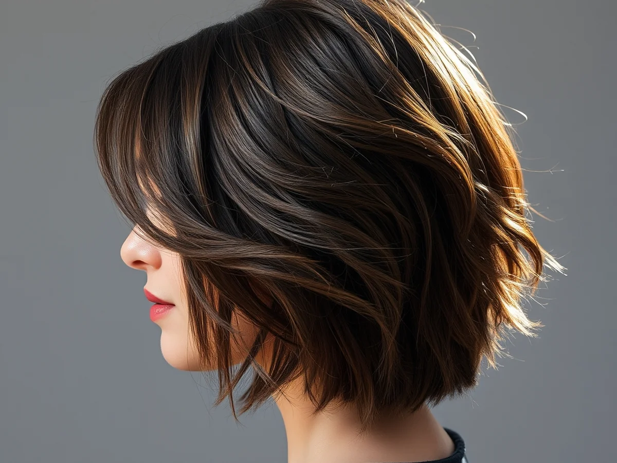Choppy Layered Shag - long shag haircuts