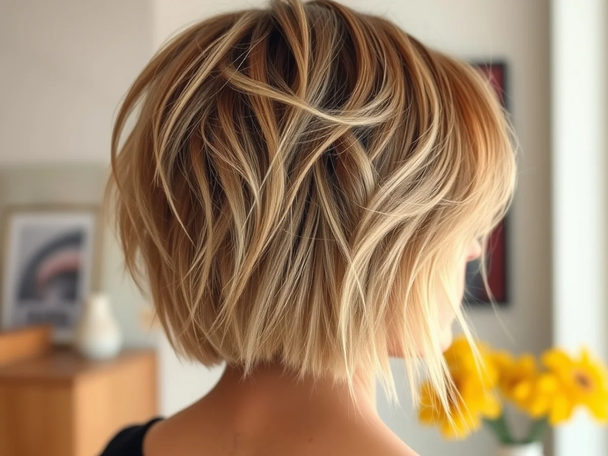 Wispy Layered Shag - long shag haircuts